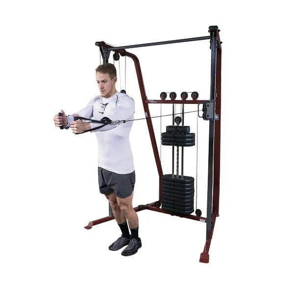 Best Fitness BFFT10R Functional Trainer  - with man working out