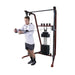 Best Fitness BFFT10R Functional Trainer  - with man working out