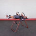 Best Fitness BFINVER10 Inversion Table - woman on gym trying out while on the table 