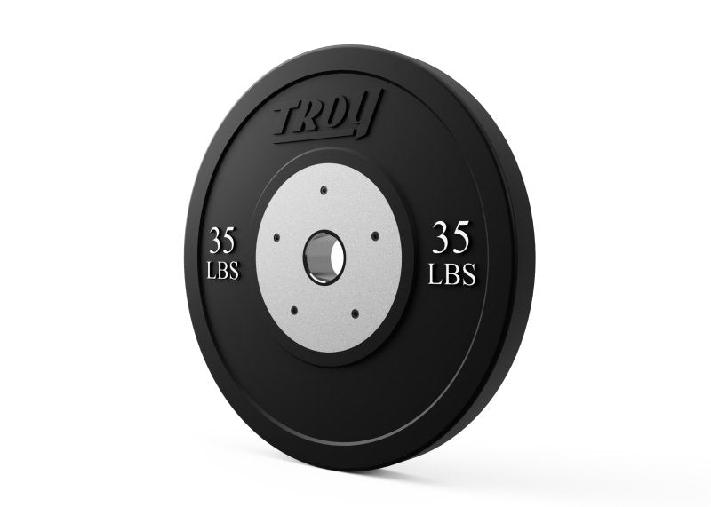 Black Competition Bumper Plate - 35 lbs