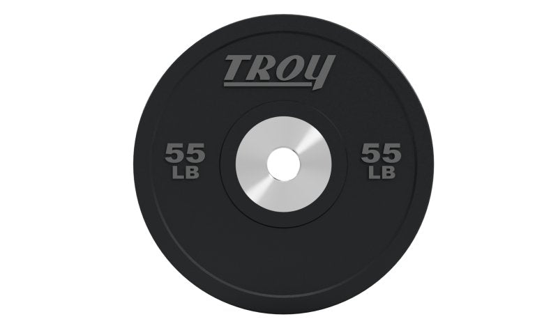 Black Premium Bumper Plate - 55 lbs