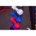 Body-Solid 12 Pair Vinyl Dumbbells With Rack GDR24-VPACK - dumbbells on the rack with different colors