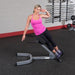 Body-Solid 45° Back Hyperextension GHYP345 - Woman doing upper buddy workout