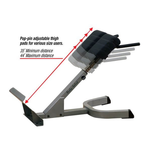 Body-Solid 45° Back Hyperextension GHYP345 - Adjustable