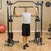 Body-Solid Bar Attachment GDCCBAR - Man lifting weights attached to bar attachment