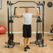 Body-Solid Bar Attachment GDCCBAR - Man lifting weights attached to bar attachment