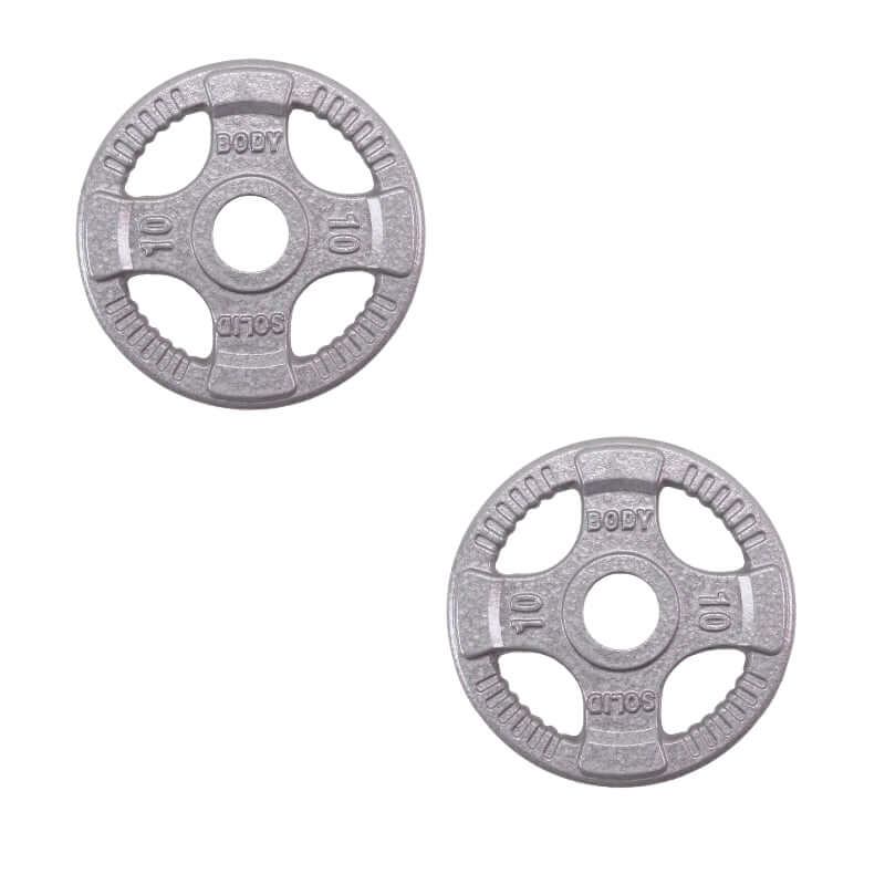 Body-Solid Cast Grip Plates OPT - 2 pieces of Size: 10 lbs Plate