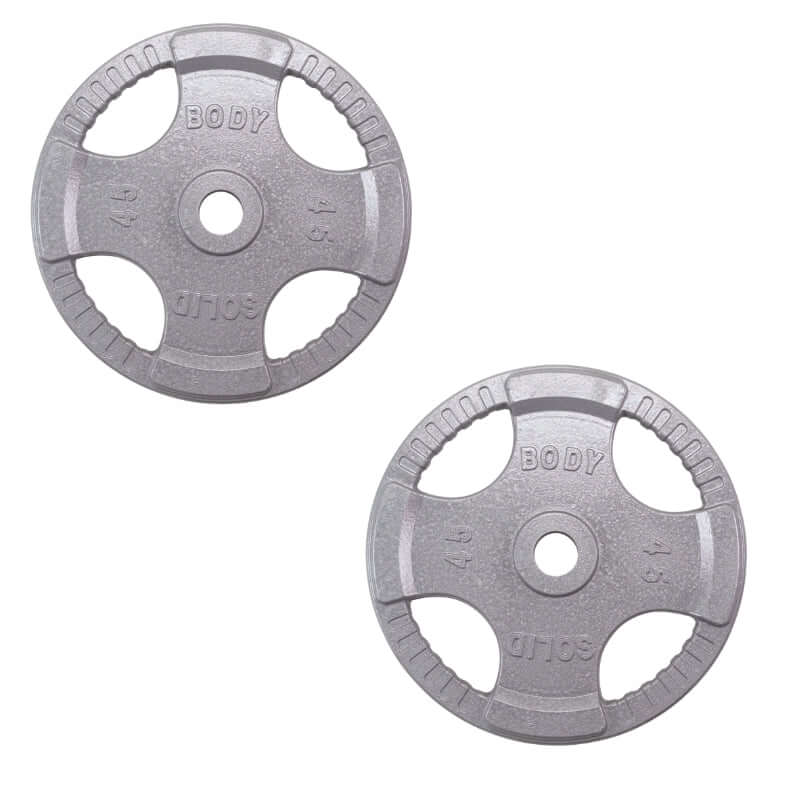 Body-Solid Cast Grip Plates OPT - 2 pieces of Size: 45 lbs Plate