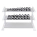 Body-Solid Cast Iron Hex Dumbbell Sets SDS - Set Options: 5 - 50 lbs Set on rack