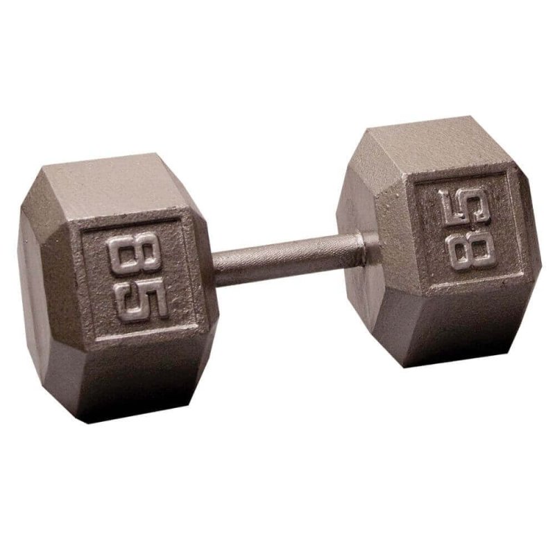 Body-Solid Cast Iron Hex Dumbbells SDX - Size: 85 lb