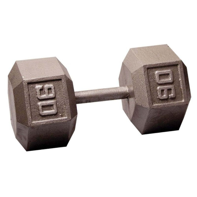 Body-Solid Cast Iron Hex Dumbbells SDX - Size: 90 lb