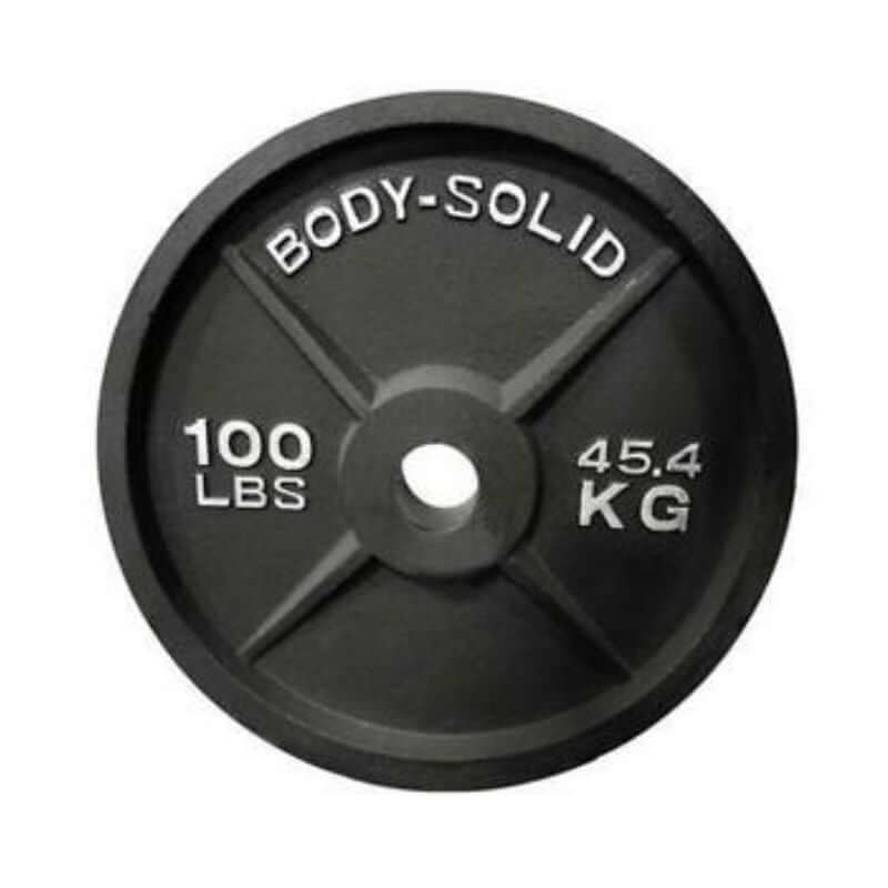 Body-Solid Cast Iron Olympic Weight Plates OPB - Size: 100lb Plate