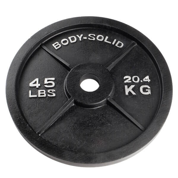 Body-Solid Cast Iron Olympic Weight Plates OPB - Size: 45lb Plate