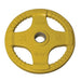Body-Solid Colored Rubber Grip Plate & Barbell Set ORC - Yellow 25 lbs