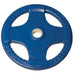 Body-Solid Colored Rubber Grip Plate & Barbell Set ORC - Blue plate 35lbs 
