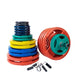 Body-Solid Colored Rubber Grip Plate & Barbell Set ORC - photo package