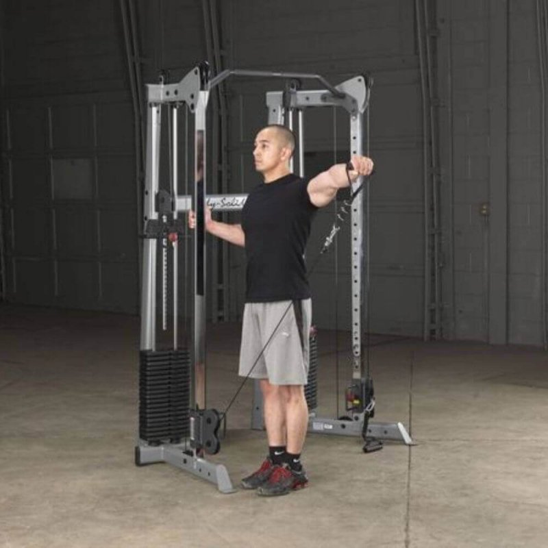 Body-Solid Compact Functional Training Center GDCC210 - Man working out side raise