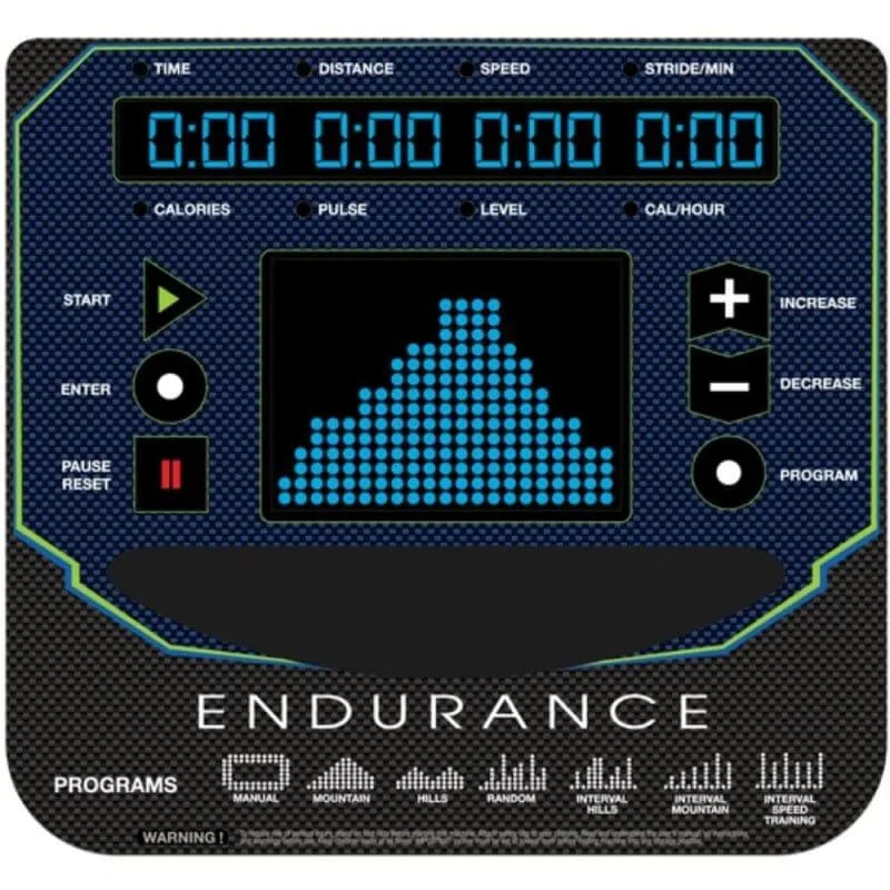 Body-Solid Endurance Center Drive Elliptical E5000 - console