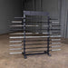 Body-Solid Horizontal Bar Rack SBS100 - actual product with different sizes of bar