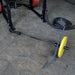 Body-Solid Landmine T-Bar Row Attachment GPRTBR - side view photo of rod with yellow plate weight