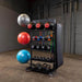 Body-Solid Large Hospitality Rack GAR250 - with weight balls and kettle dumbbells