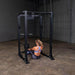 Body-Solid Lat Pull Attachment GLA400  - Woman sitting in front of weight stack doing seat row exercise