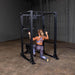 Body-Solid Lat Pull Attachment GLA400 - Woman working out kneeling pull down 