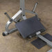 Body-Solid Leverage Squat Calf Machine GSCL360 - close up photo of round Block raise calf 