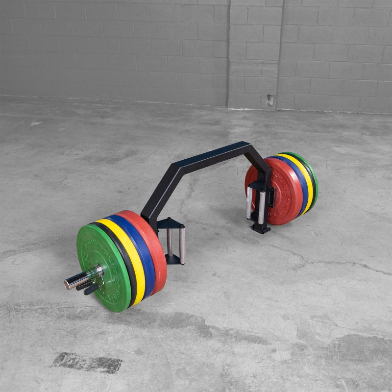 Body-Solid Open Trap Bar OTB100 - Complete set with colorful weight plate