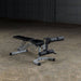 Body-Solid Powerline Flat Incline Decline Bench PFID130X - bench in decline position