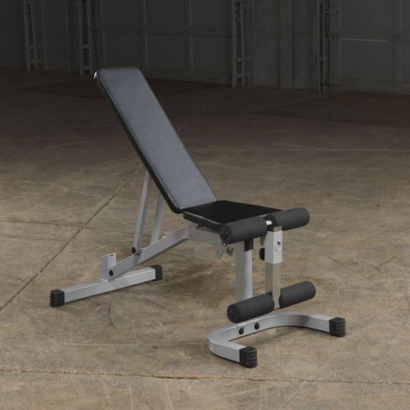 Body-Solid Powerline Flat Incline Decline Bench PFID130X - black and silver weight bench