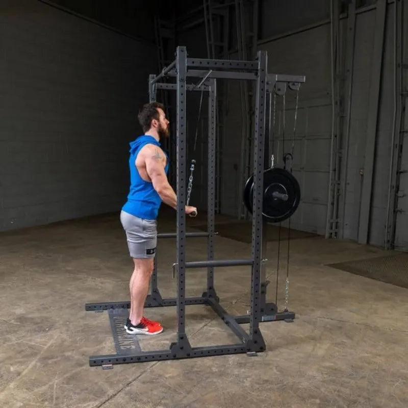 Body-Solid Powerline Half Rack PPR500 - man working out