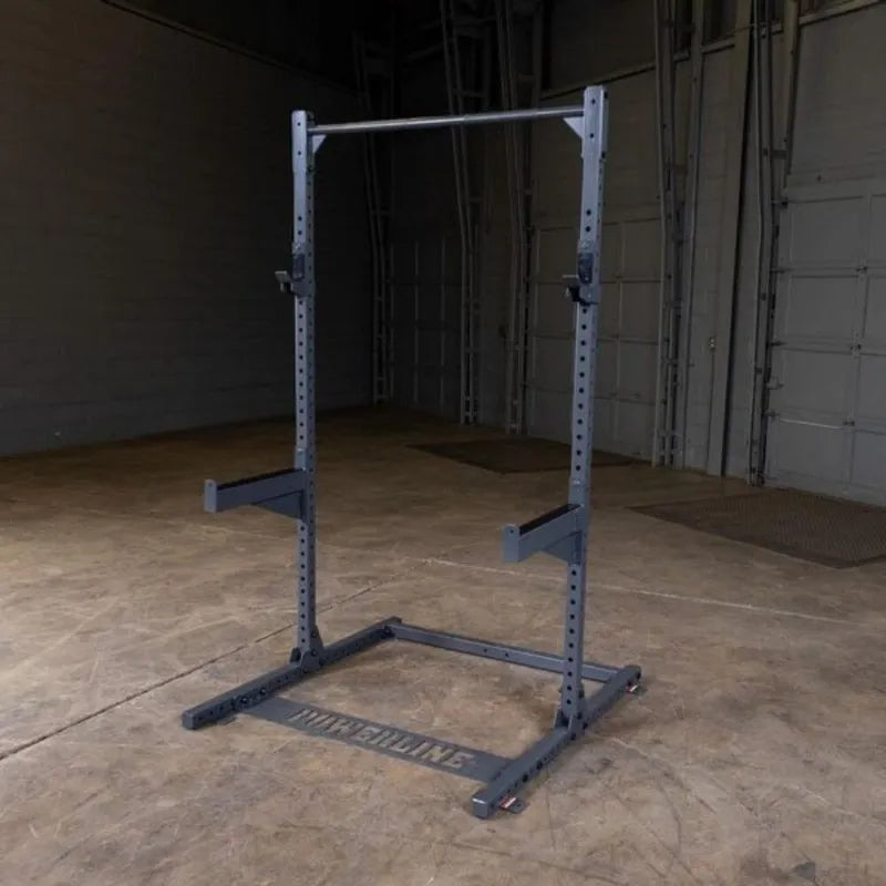 Body-Solid Powerline Half Rack PPR500 - grey metal bar