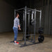 Body-Solid Powerline Lat Attachment PLA1000 - man doing resistance exercise on the bar