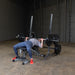 Body-Solid Powerline Multi Press Rack PMP150 - man lifting weights