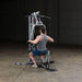 Body-Solid Powerline Single Stack Home Gym BSG10X - man exercising