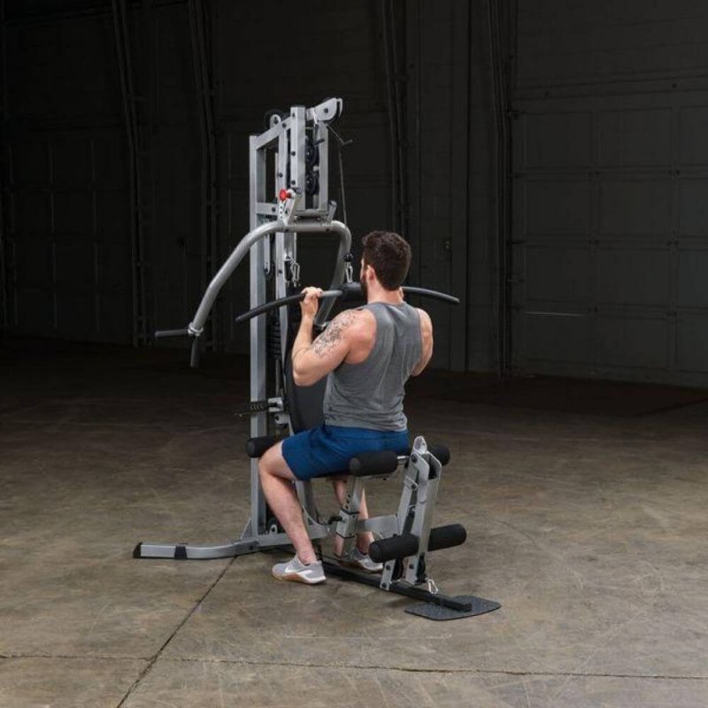 Body-Solid Powerline Single Stack Home Gym BSG10X - man working out 