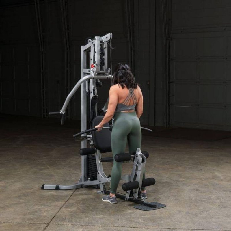 Body-Solid Powerline Single Stack Home Gym BSG10X - woman working out