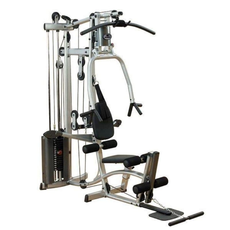 Body-Solid Powerline Single Stack Home Gym P2X - metal and leather gy m equipment