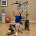 Body-Solid Powerline Single Stack Home Gym P2X - next to water dispenser