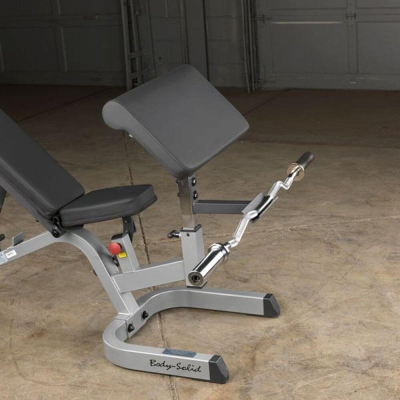 Body-Solid Preacher Curl Station GPCA1 - Curl stationed cushioned photo