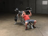 Body Solid Pro Club Line Leverage Incline Press - man working out 