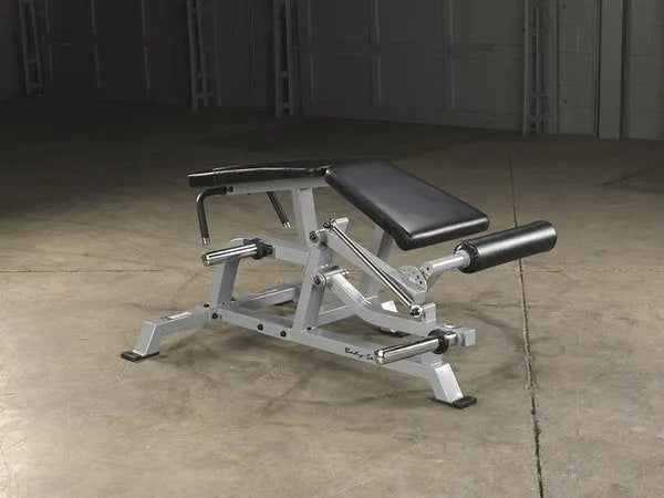 Body Solid Pro Club Line Leverage Leg Curl - with black cushion