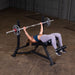 Body Solid Pro Club Line Oly Decline Bench - woman using it 