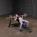 Body Solid Pro Club Line Oly Incline Bench - woman using it
