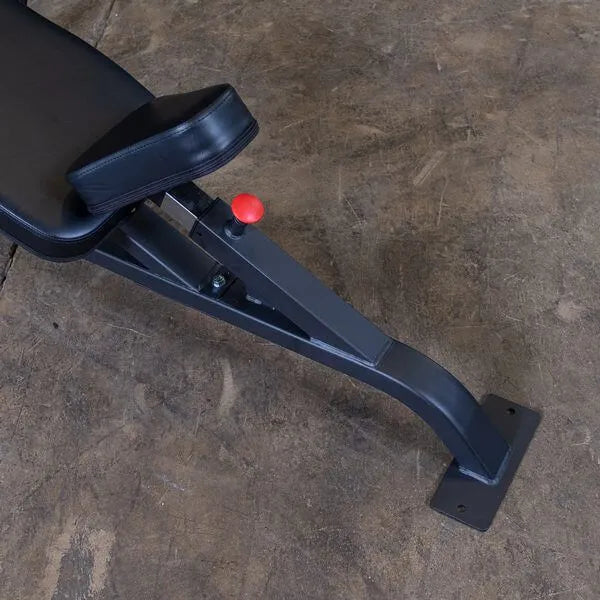 Body Solid Pro Club Line Oly Incline Bench - red button