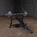 Body Solid Pro Club Line Oly Incline Bench - with barbel on it 