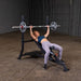 Body Solid Pro Club Line Oly Incline Bench - woman working out