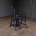 Body Solid Pro Club Line Oly Shouder Press Bench - on a concrete floor