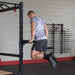 Body Solid Pro Club Line Power Rack Base Rack SPR1000 and Extension - man using it 